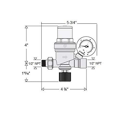 Caleffi 553642A AutoFill Automatic Boiler Filling Valve