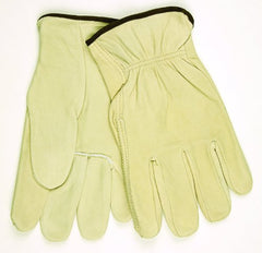 MCR Safety 32013XL Industry Table Grade Unlined Cow Grain Leather Driver Men's Gloves with Straight Thumb X-Large 32013XL