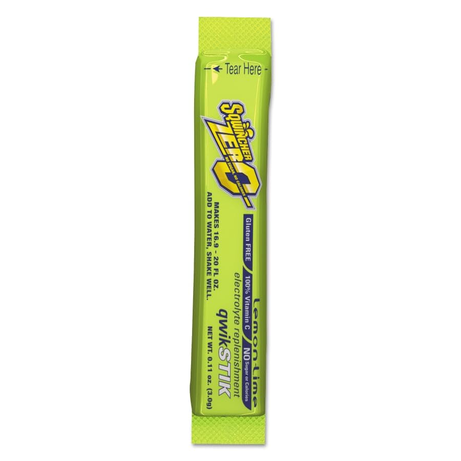 Sqwincher 159060106 Qwik Stik Zero Lemon Lime 500 Count