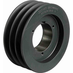 Browning 3B5V60 Fixed Pitch Sheave 3 Grooves 6.28 Inch Diameter B Bushing