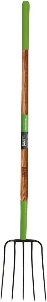 Ames 2826900 6 Tine Manure Fork Ash Handle