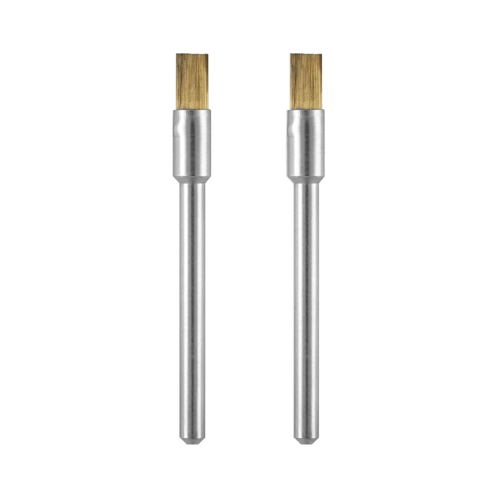 Dremel 537-02 Brass Brushes 1/8 Diameter 2-Piece