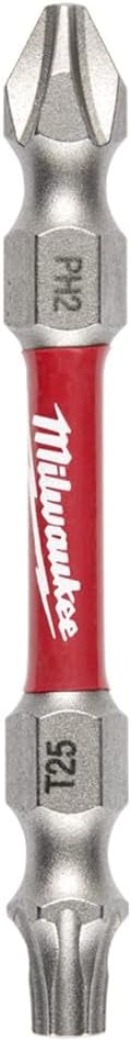 Milwaukee 48-32-4312 Shockwave Impact Phillips #2 Torx T25 Double Ended Bit