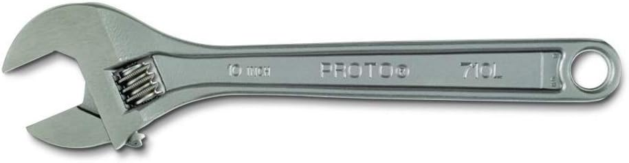 Proto J710LA Satin Clik-Stop Adjustable Wrench 10-inch