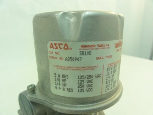 ASCO SB10D Pressure Switch