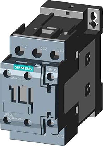 Siemens 3RT2023-1AP60 IEC Rated Contactor 3 Pole 9 Amps 240VAC Coil 4KW 400V 1NO 1NC