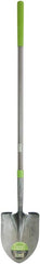 Ames 25332100 tempered steel round point shovel with fiberglass handle, 61-inch