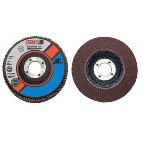 CGW Abrasives 39412 Flap Disc A3 Aluminum Oxide Regular 40 Grit 4-1/2x5/8-11 T27