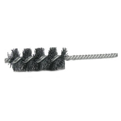 Weiler 21328 Nylox Power Tube Brush 1 Inch Diameter 2-1/2 Inch Brush Length 80SC Fill