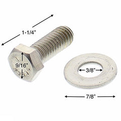 Zodiac R0446700 Hardware Bolt & Washer Kit for Motor JEP SWF