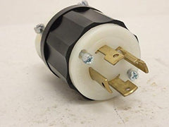 Leviton 2721 30 Amp 250 Volt 3-Phase NEMA L15-30P Locking Plug Industrial Grade Grounding