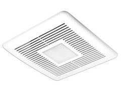 Delta Breez SLM80-110DLED 80/110 CFM Exhaust Bath Fan Off White