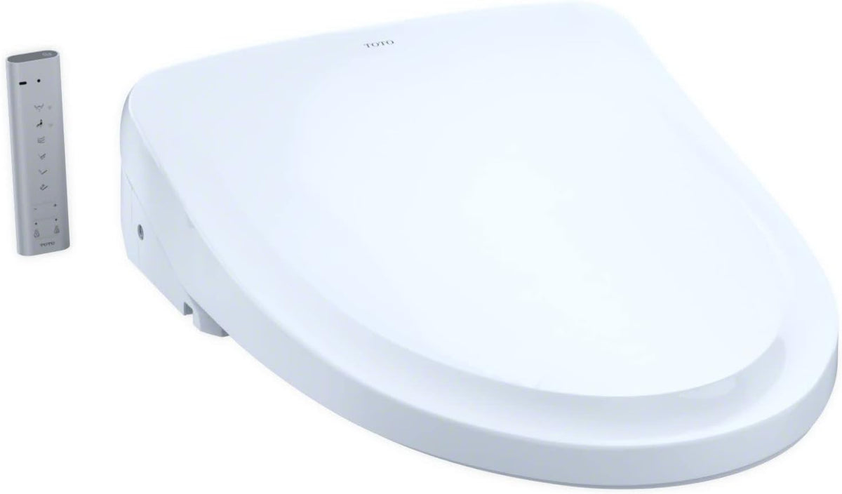 Toto SW3054#01 Washlet S550E Electronic Bidet Toilet Seat With Ewater+ Bowl And Wand Cleaning And Auto Open And Close Classic Lid, Elongated