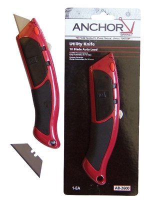 Anchor Brand 102-AB-2600 ANCHOR 10 PIECE AUTO LOAD UTILITY KNIFE