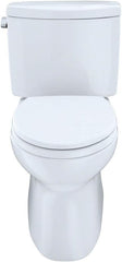 TOTO CST474CEFG#01 Bathroom-Hardware Elongated 1.28 GPF Cotton