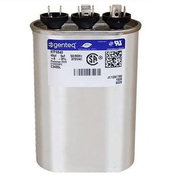 Lennox 53H25 40/5 MFD Dual Capacitor 208/370V Capacitor Replacement 53H2501PR