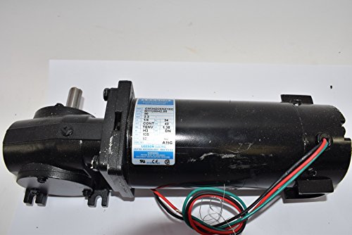 Leeson M1135042.00 Gearmotor 1/4 HP 62 RPM 90VDC TENV 13 40:1 Ratio 135 In-Lbs