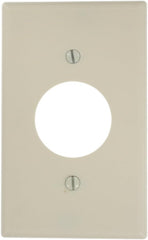 Leviton 78004 1-Gang Single 1.406 Inch Hole Device Receptacle Wallplate Standard Size