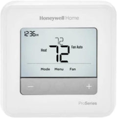 Honeywell TH4210U2002/U T4 Pro Programmable Thermostat 2H/1C Heat Pump 1H/1C Conventional