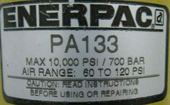 Enerpac PA133 Air Hydraulic Pump 10000 PSI 36 in3 8 in3/min Flow