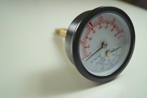 Crown 95-067 Temperature Pressure Gauge 3.5 Inch