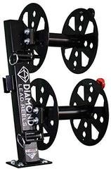 Diamond Lead Reels FBD10BLK Heavy Duty Double Welding Cable Lead Reel 10 Inch