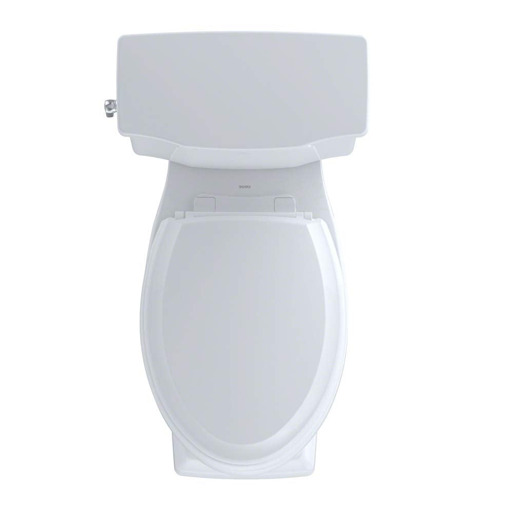 TOTO CST404CUFG#01 Promenade II 1G Two-Piece Elongated 1.0 GPF Universal Height Toilet with CEFIONTECT Cotton White