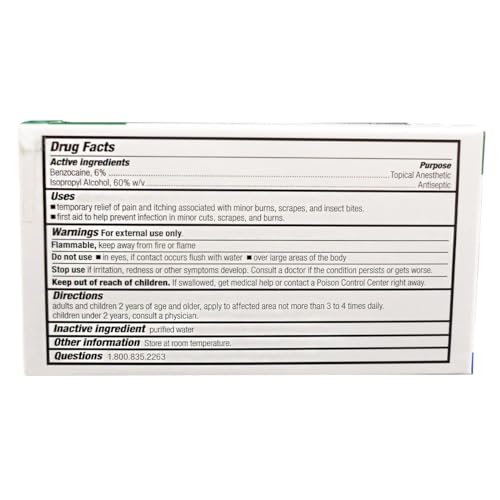 First Aid Only 19-002 Sting Relief Wipes 10 Per Box