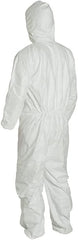 DuPont TY127S Disposable Protective Coverall with Respirator-Fit Hood and Elastic Cuff