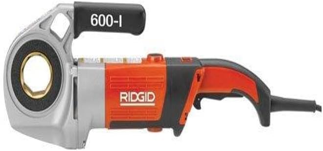 RIDGID 44918 Model 600-I Hand-Held Power Drive Kit, Pipe Threading Machine and 1/2-Inch to 1-1/4-Inch 11-R NPT Pipe Threading Die Heads with Carrying Case