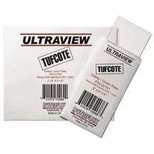 Dynaflux UVT02 Tufcote Polycarbonate Hard Coated Safety Lens 4-1/2 in x 5-1/4 in