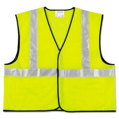 Mcr Safety VCL2SLXL Class II Economy Safety Vest Solid X-Large Lime