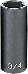 Grey Pneumatic 1024D Socket 3/8 Drive x 3/4 Deep