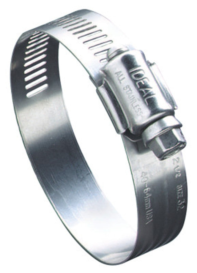 Ideal 6816 68 Series Worm Drive Clamp 7/8 in Hose ID 11/16 in to 1-1/2 in dia Replacement MPN