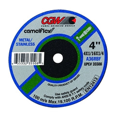 CGW Abrasives 35501 Cut-Off Wheel Die Grinders 3 Inches Dia 1/32 Inches Thick 3/8 Inches Arbor 60 Grit