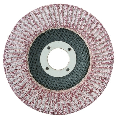 Cgw Abrasives 43081 Aluminum Reg T27 Flap Disc 4-1/2 in dia 36 Grit 7/8 Arbor 13300 RPM