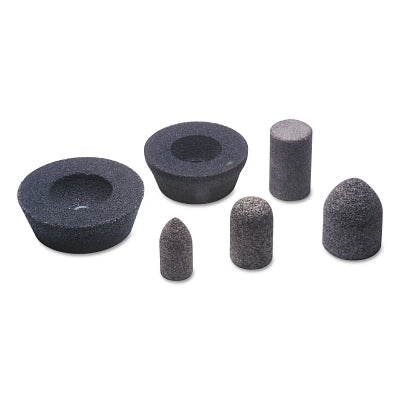 CGW Abrasives 49022 Resin Cones and Plugs 2 3/4 in Dia 3 1/2 in Thick 24 Grit Aluminum Oxide