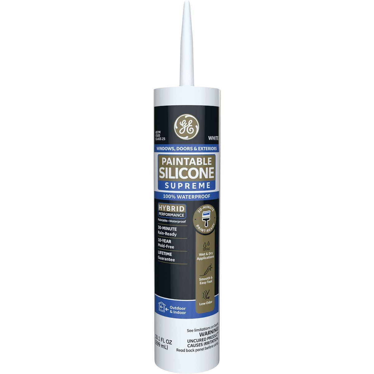 GENERAL ELECTRIC Ge 2733730 Paintable Silicone Window Door Sealant