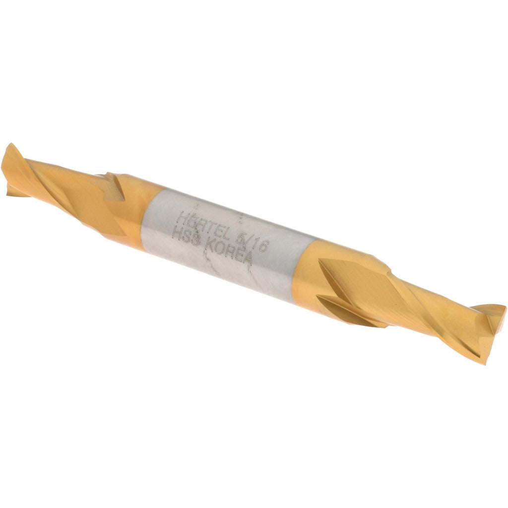 HERTEL Hertel E8050020 Square End Mill 5/16 in 2 Flute Hss Tin