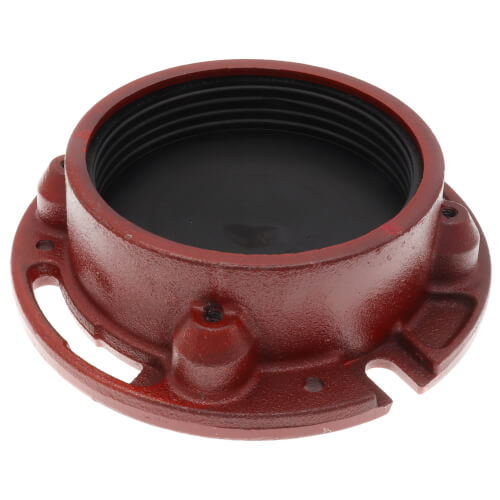 Oatey 42256 4 Cast Iron Closet Flange w/ Test Cap