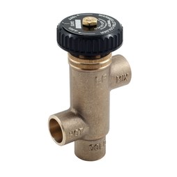 Watts Regulator LF70A-F1/2 Mixing Valve Hot Water Extender 1/2 Inch Lead Free Brass Solder LF70A-F1/2