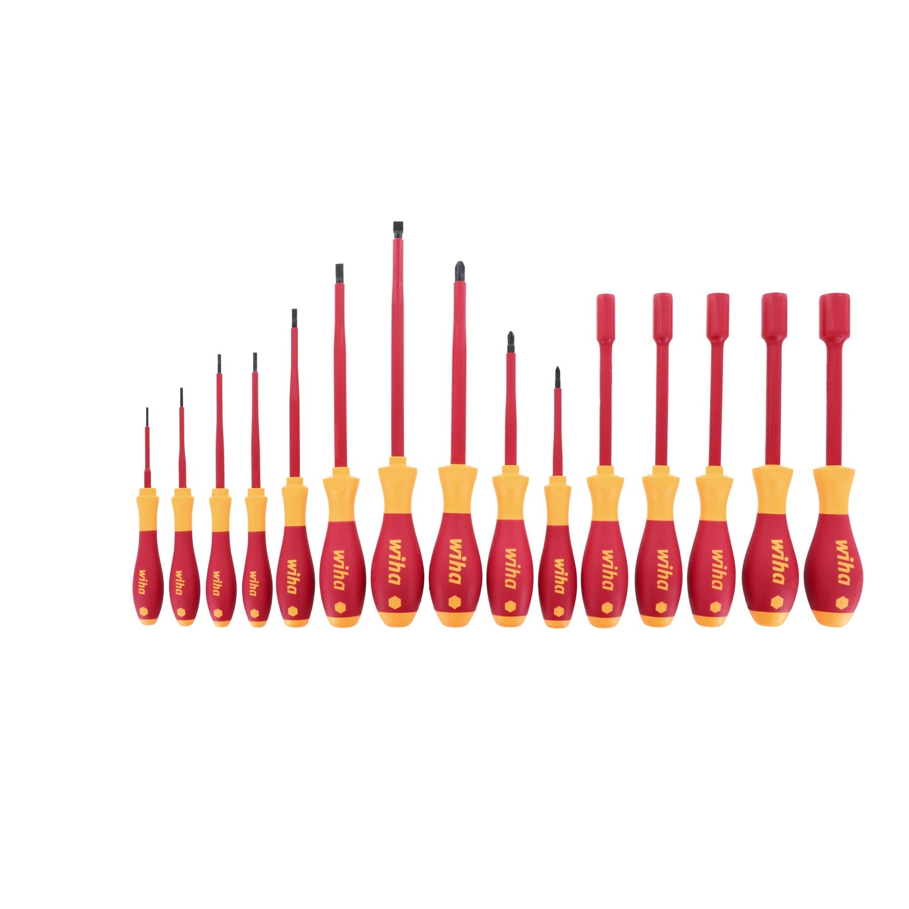 WIHA Wiha 32190 Insulated Screwdriver and Nutdriver Set 1000 V (15 Piece)