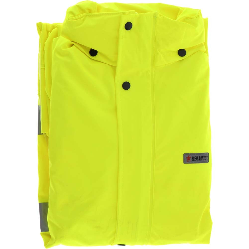 MCR SAFETY Mcr Safety 5182X7 Hi-vis Rain Coveralls 7XL Tall