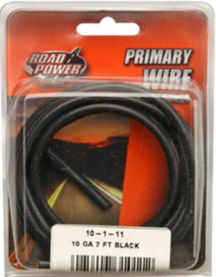 SOUTHWIRE Southwire 55671833 Primary Wire 10 Gauge 7 Feet Black