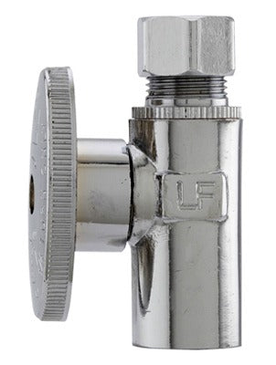 MASTER PLUMBER Plumb Shop MP2781PCLF Straight Stop Valve 1/2 Sweat X 3/8 Comp