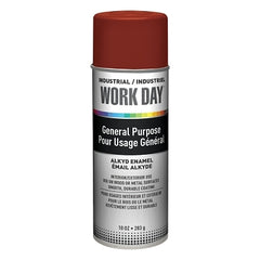 Krylon A04419007 Industrial Work Day Enamel Paint 10 oz Aerosol Can Red Primer