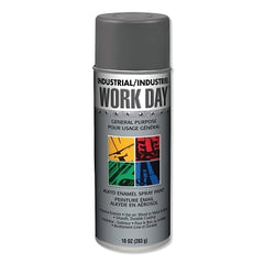 Krylon A04420007 Industrial Work Day Enamel Paint Dark Gray 10 oz Aerosol