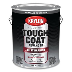 Krylon K00151008 Tough Coat Advanced with Rust Barrier Technology Spray Paint 1 gal Aluminum