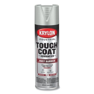 Krylon K00159008 Tough Coat Advanced with Rust Barrier Technology Spray Paint 15 oz Aluminum Metallic