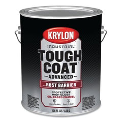 Krylon K00551008 Tough Coat Advanced With Rust Barrier Technology Spray Paint 1 Gal Safety Orange